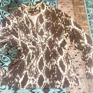 Investments II Black & Gray Top